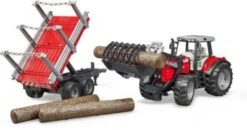 Bruder Trak 41cm Massey Ferguson 7480 Frontlader + Hänger -Bruder Verkaufsgeschäft 11578676 05