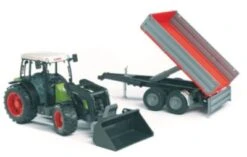 BRUDER 02112 Class Nectis Mit Frontlader + Bordanhänger
