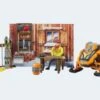 Bruder Bworld Berghütte Mit Snowmobil Und Ausstattung