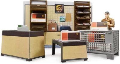 Bruder Bworld UPS Paketshop 2 Bruder Bworld UPS Paketshop – Bild 2
