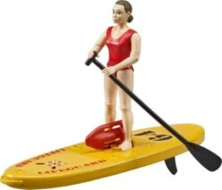 Bruder Bworld Set Life Guard Mit Stand Up Paddle