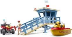 Bruder Bworld Set Life Guard Station Mit Quad + Personal -Bruder Verkaufsgeschäft 20312589 03