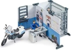 Bruder Bworld Set Polizeistation Mit Polizeimotorrad -Bruder Verkaufsgeschäft 20312591 05