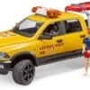 Bruder Bworld Set Life Guard Power Wagon Mit Figur Light