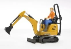 BRUDER 62002 Bworld JCB Mikrobagger 8010 CT