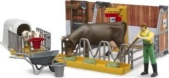 Bruder Bworld Kuh- Und Kälberstall Mit Landwirt -Bruder Verkaufsgeschäft 26116191 04