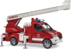 Bruder Mercedes Benz Sprinter Feuerwehr Mit Drehleiter Wasserpumpe