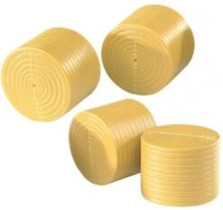 BRUDER 2344 Rundballen, Ungewickelt - 4 Stück, Ockerbraun