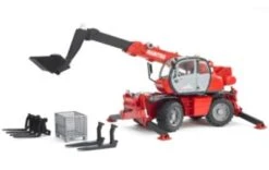 BRUDER 2129 Manitou Teleskopstabler MRT 2150 M. Zubehör