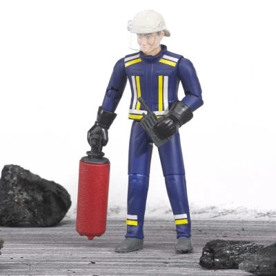 Bruder 60100 Bworld Feuerwehrmann Mit Zubehör 2 Bruder 60100 Bworld Feuerwehrmann Mit Zubehör – Bild 2