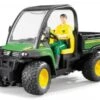 BRUDER 02490 John Deere Gator 855D Mit Fahrer 1:16