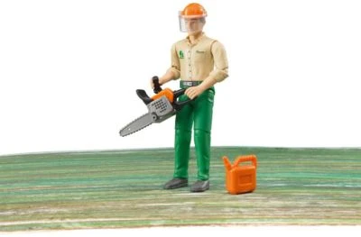 Bruder 60030 Profi-Serie Bworld Forstarbeiter Mit Zubehör 1:16 2 Bruder 60030 Profi-Serie Bworld Forstarbeiter Mit Zubehör 1:16 – Bild 2