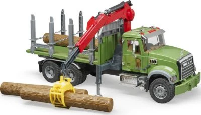 BRUDER 02824 Mack LKW Holztransporter Mit Greifer 60cm 2 BRUDER 02824 Mack LKW Holztransporter Mit Greifer 60cm – Bild 2