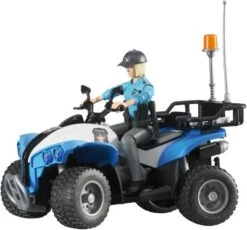 BRUDER 63010 Bworld Polizei Quad Mit Figur Und Ausstattung