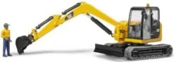 BRUDER 2466 Cat Minibagger Mit Bauarbeiter 1:16 -Bruder Verkaufsgeschäft 4439590 02