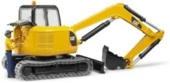 BRUDER 2466 Cat Minibagger Mit Bauarbeiter 1:16 -Bruder Verkaufsgeschäft 4439590 05