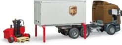 Bruder Scania R-Serie UPS Logistik-LKW M. Stap -Bruder Verkaufsgeschäft 8332337 03